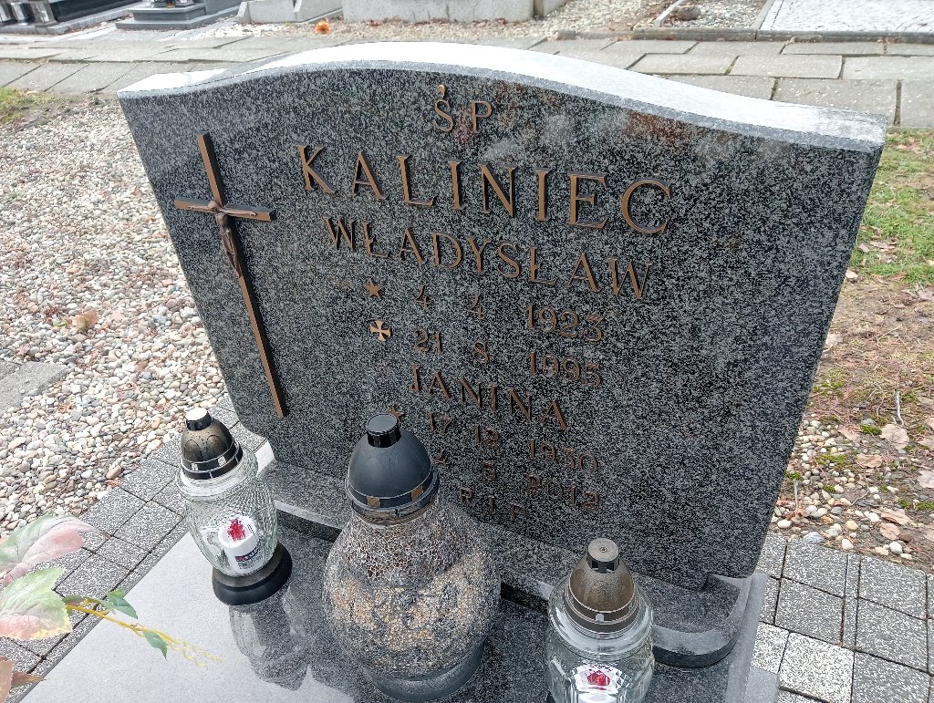 Władysław Kaliniec 1923 Baborów - Grobonet - Wyszukiwarka osób pochowanych