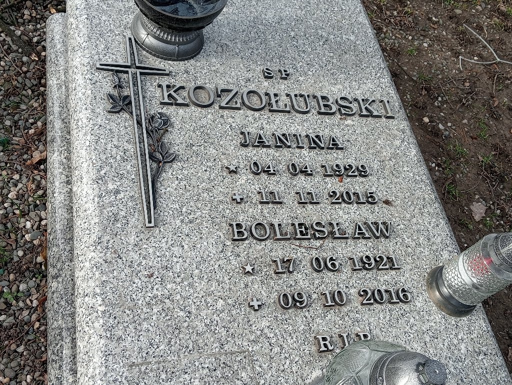 Janina Kozołubska 1929 Baborów - Grobonet - Wyszukiwarka osób pochowanych