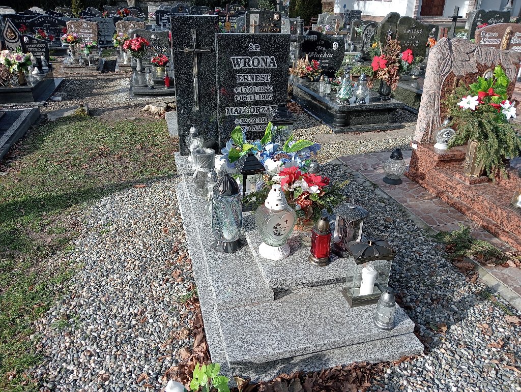 Grób Małgorzata Wrona