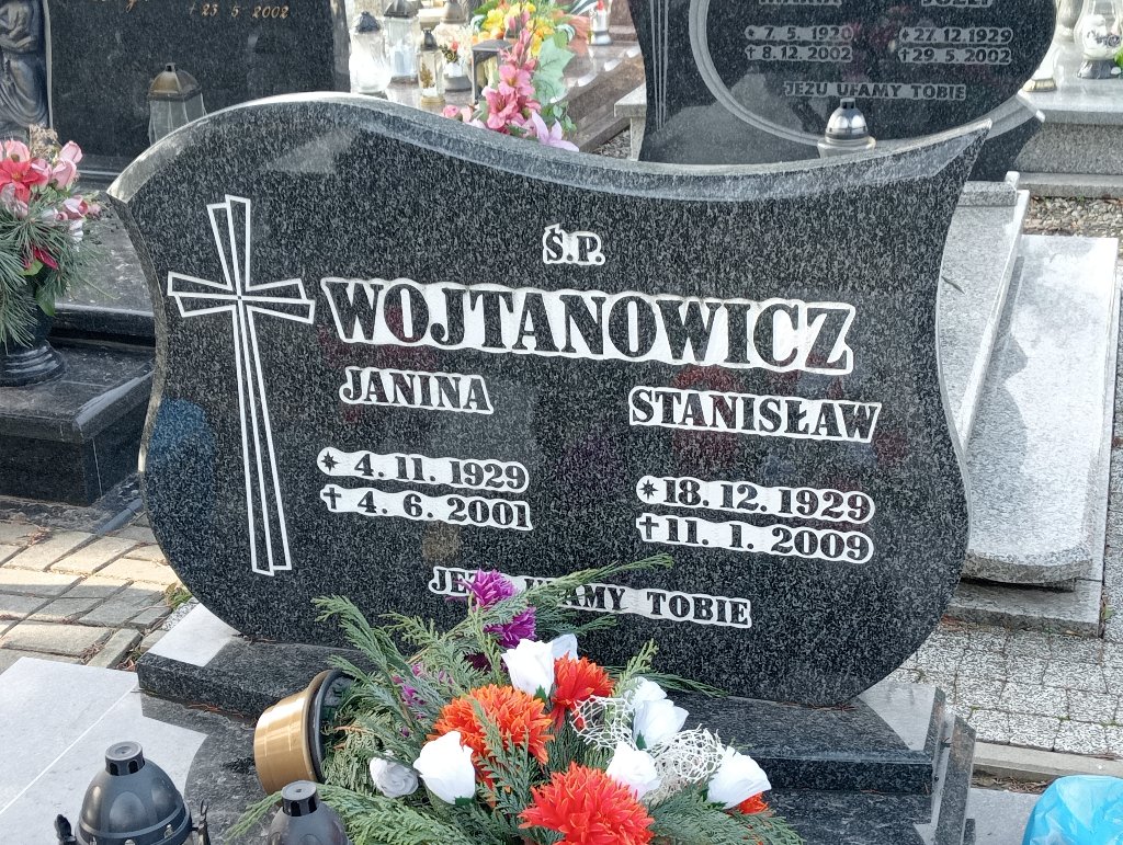 Stanisław Wojtanowicz 1929 Baborów - Grobonet - Wyszukiwarka osób pochowanych