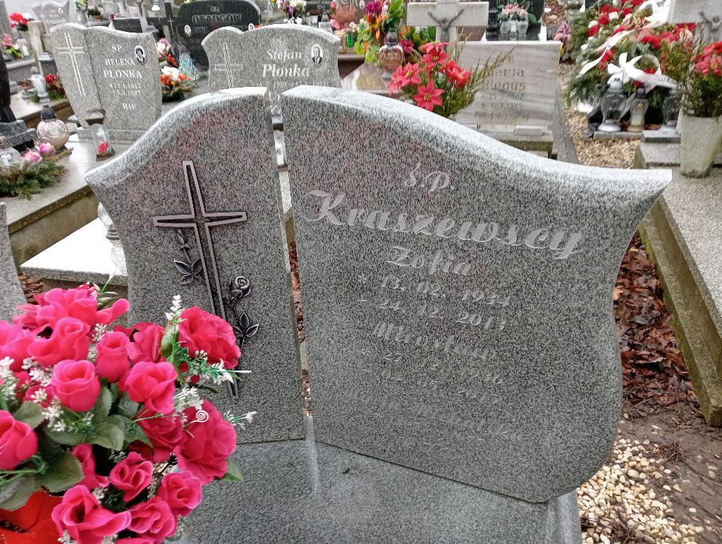 Zofia Kraszewska 1934 Baborów - Grobonet - Wyszukiwarka osób pochowanych