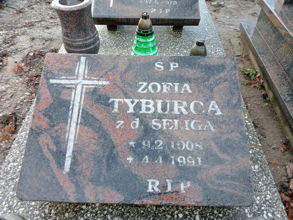 Zofia Tyburca 1908 Baborów - Grobonet - Wyszukiwarka osób pochowanych