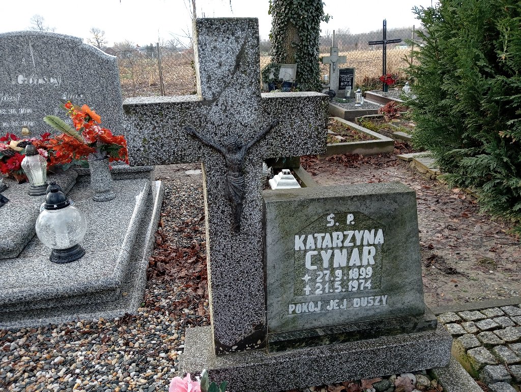 Katarzyna Cynar 1999 Baborów - Grobonet - Wyszukiwarka osób pochowanych