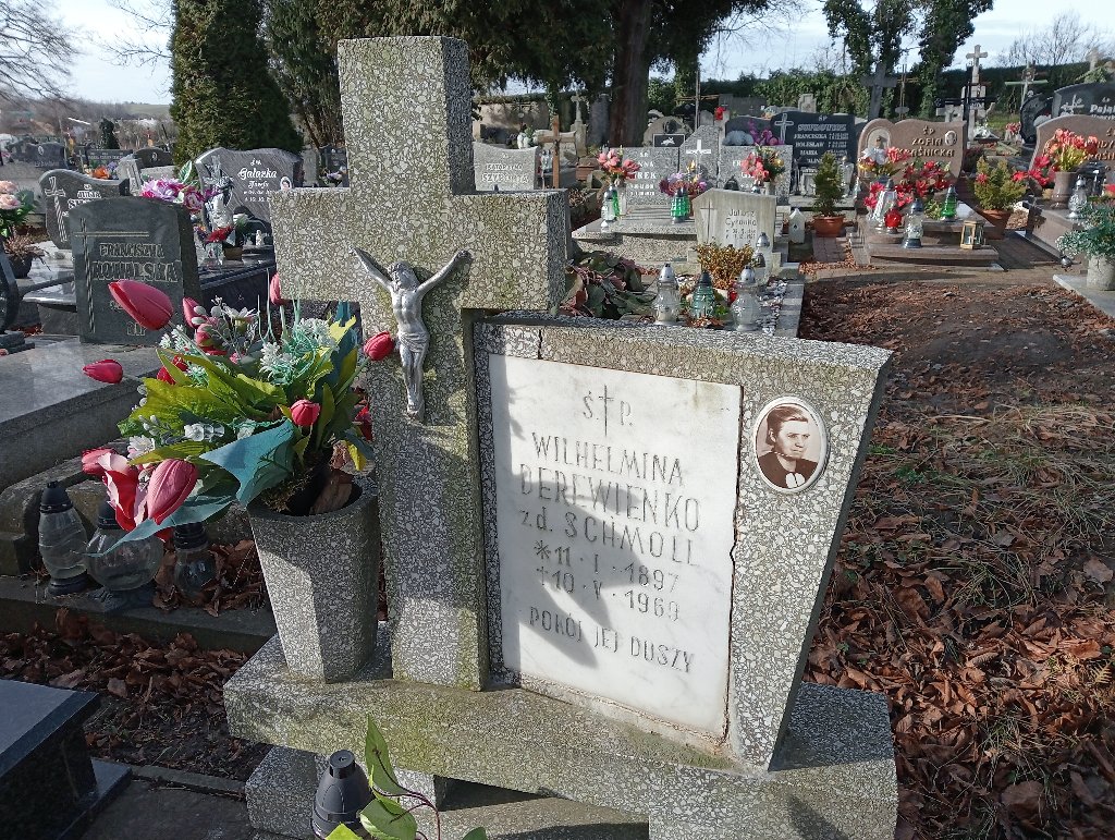 Wilhelmina Derewienko 1897 Baborów - Grobonet - Wyszukiwarka osób pochowanych