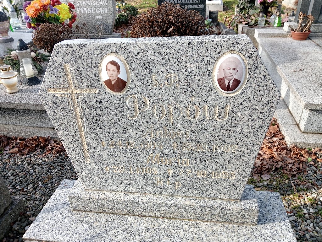 Antoni Popów 1904 Baborów - Grobonet - Wyszukiwarka osób pochowanych